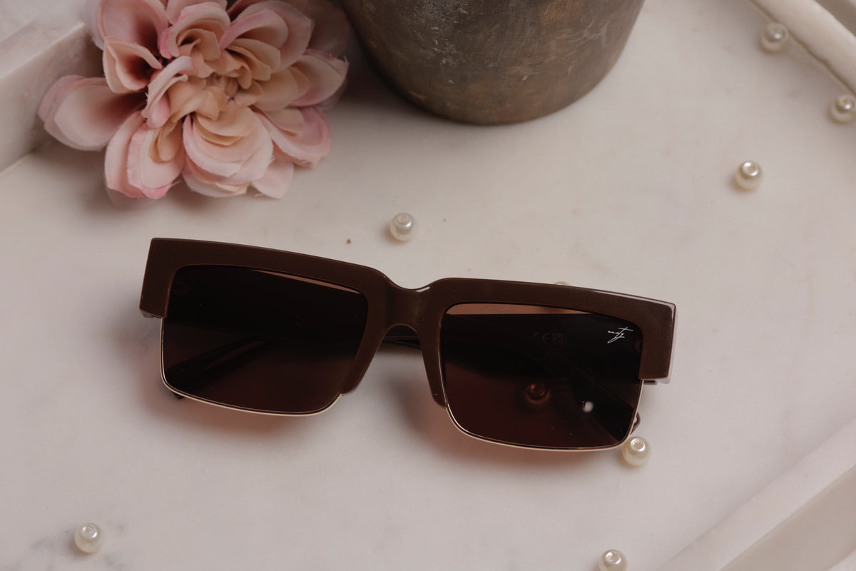 You Feel Me Sunnies (Brown on Brown Frames)