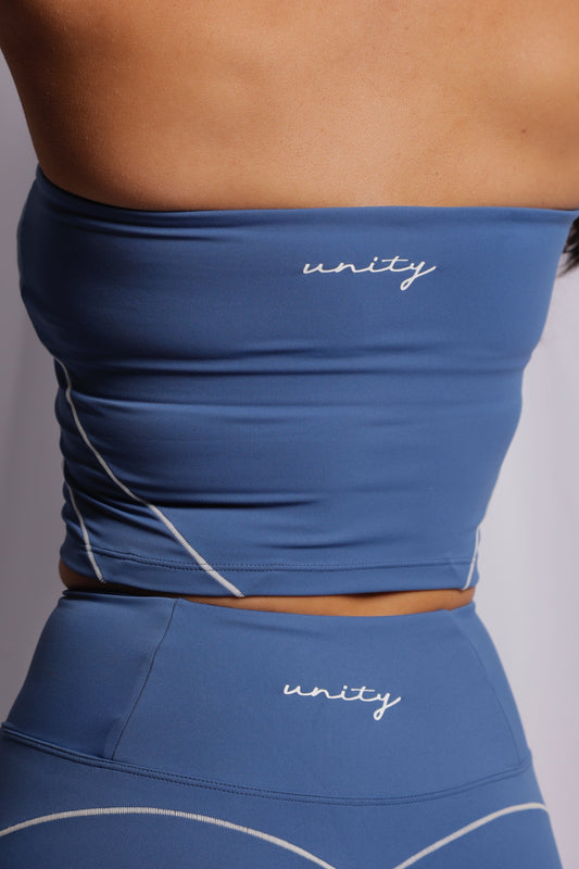Heart Me Tube Top (Blue)