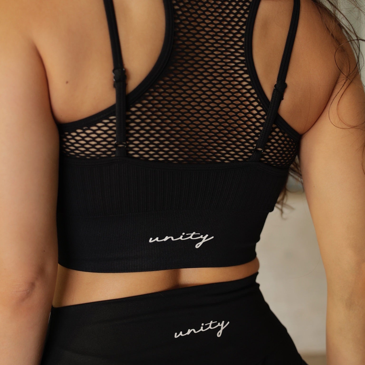 Hollow Sports Bra (Black)