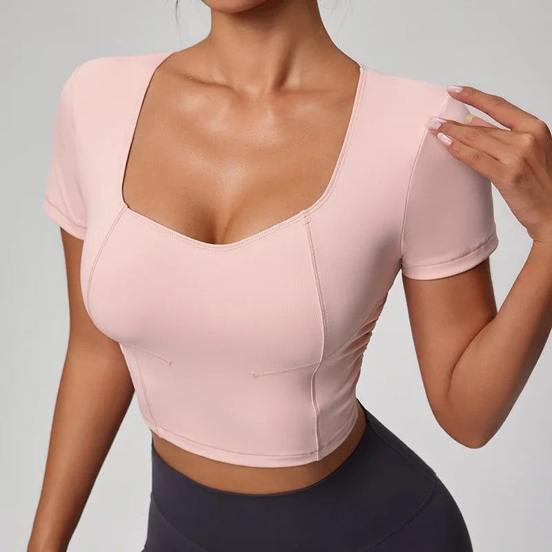 Everyday Crop Top (Pink)