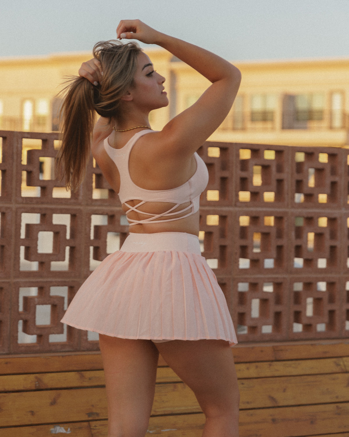 Marilyn Skirt - Blush Pink